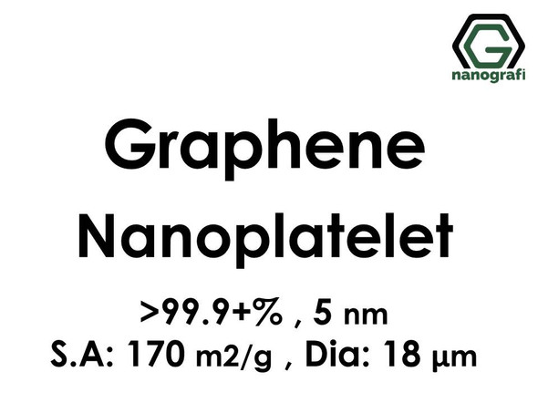 Graphene Nanoplatelet, 99.9+%, 5 nm, S.A:170 m2/g Dia: 18μm