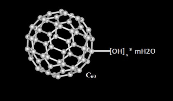 Polyhydroxylated fullerene (Fullerenols) / C60, -OH Functionalized, Dispersed in Water, 500 ppm