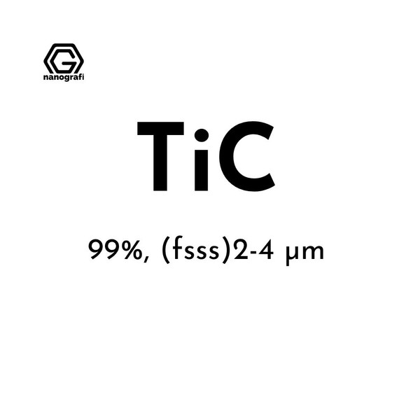 Titanium Carbide (TiC) Micron Powder, Purity: 99%, Size (fsss): 2-4 µm Titanium Carbide (TiC) Micron Powder, Purity: 99%, Size (fsss): 2-4 µm