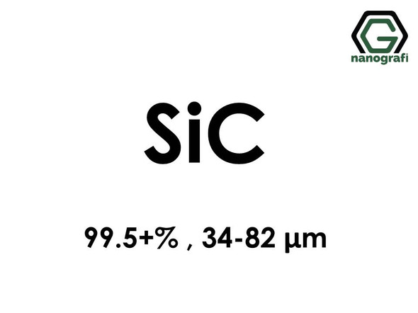 Silicon Carbide (SiC) Micron Powder, Purity: 99.5+%, Size: 34-82 μm