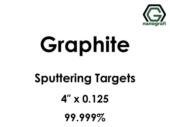 Carbon (Graphite)(C) Sputtering Targets, Size:3'' ,Thickness:0.250'' , Purity: 99.999%