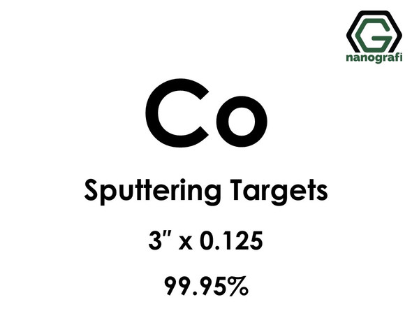 Cobalt (Co) Sputtering Targets, Size:2'' ,Thickness:0.250'' , Purity: 99.95% 