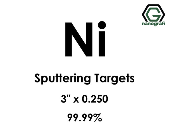 Nickel (Ni) Sputtering Targets, Size:2'' ,Thickness:0.250'' , Purity: 99.99% 