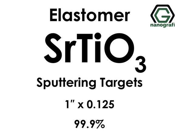 Strontium Titanate (elastomer)(SrTiO3) Sputtering Targets, Size:1'' ,Thickness:0.125'' , Purity: 99.9%