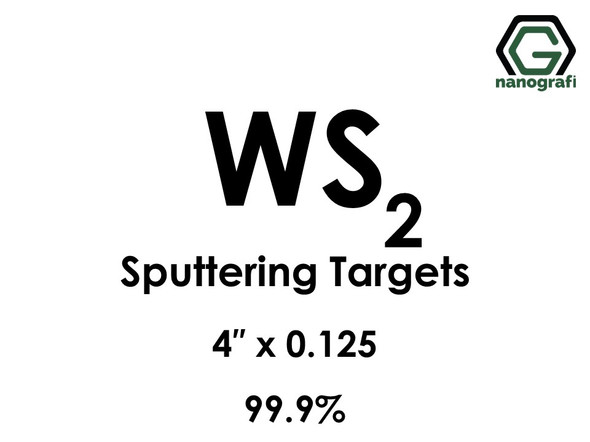 Tungsten Disulfide (WS2) Sputtering Targets, Size:4'' ,Thickness:0.125'' , Purity: 99.9% 