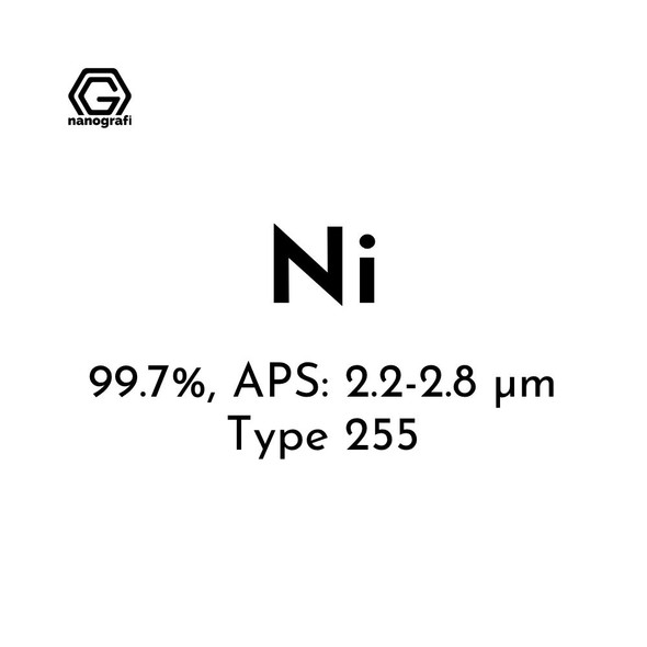Nickel (Ni) Micron Powder Type 255, Purity: 99.7 %, APS: 2.2–2.8 μm (NG01EM26084 )
