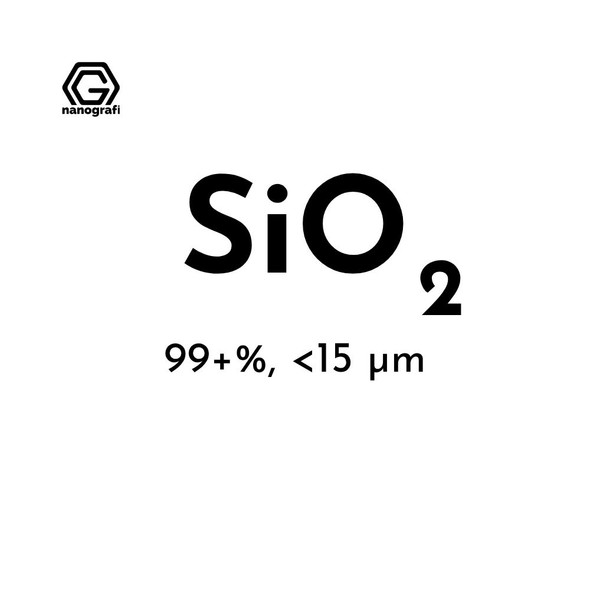 Silicon Dioxide (SiO2) Micron Powder, Purity: 99+%, Size: <15 µm