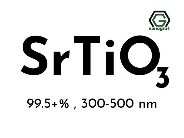 Strontium Titanate (SrTiO3) Nanopowder/Nanoparticles, Purity: 99.5+%, Size: 300-500 nm