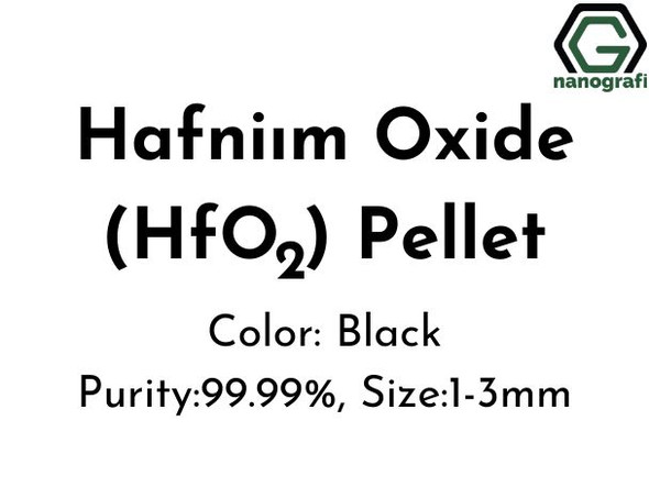 NG10STMW1169 - Hafnium Oxide (HfO2) Pellet, Granule Type, Color: Black, Purity: 99.99%, Size: 1-3mm