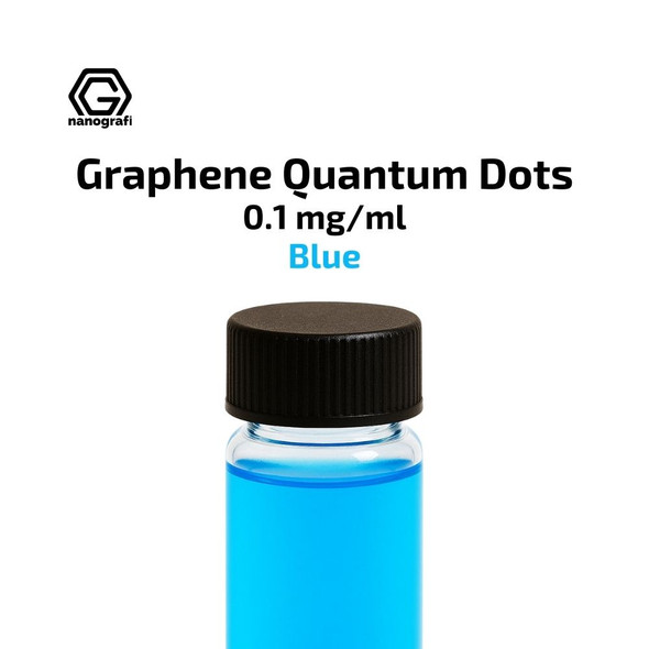 Blue Graphene Quantum Dots (GQDs), Solvent: DI Water, Concentration: 0.1 mg/ml (NG10GNPW0967)