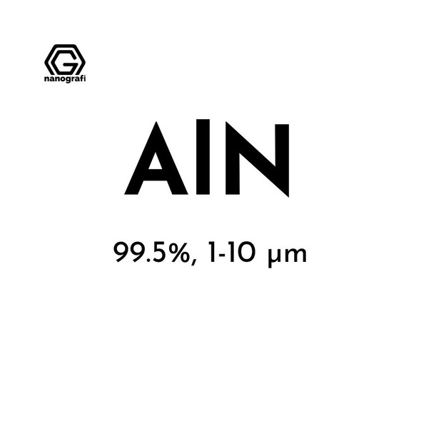 Aluminum Nitride (AlN) Micron Powder, Purity: 99.5%, Size: 1-10 µm (NG10MPW1340) 
