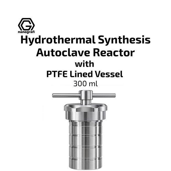 Hydrothermal Synthesis Autoclave Reactor with PTFE Lined Vessel, 300 ml (NG10MCHW0980)