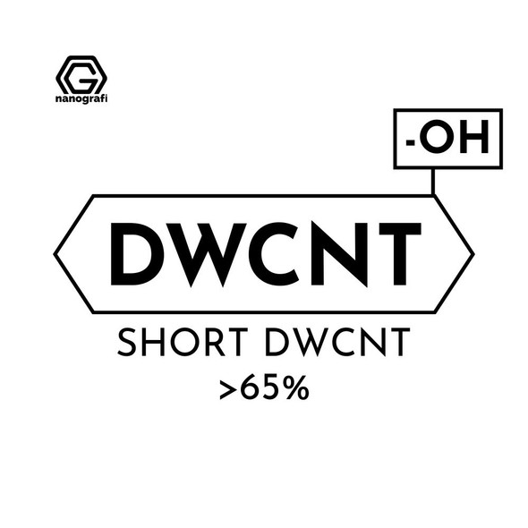 (-OH) Functionalized Short Length Double Walled Carbon Nanotubes, Purity: > 65% (NG01DW0202)