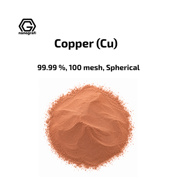Copper Micron Powder(Spherical), 100 mesh, 99.99 %