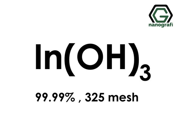 In(OH)3(Indium Hydroxide) Micron Powder, 325 mesh, 99.99 %