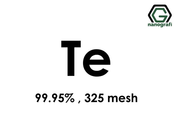 Tellurium (Te) Micron Powder, 325 Mesh, 99.95 %