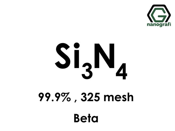 Silicon Nitride Micron Powder, Si3N4, Beta, 325 mesh , 99.9%