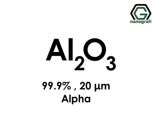 Aluminium Oxide micron powder, 20 micron, 99.9%, alpha