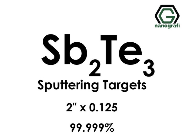 Antimony Telluride (Sb2Te3) Sputtering Targets, Size:2'' ,Thickness: 0.125'' , Purity: 99.999%