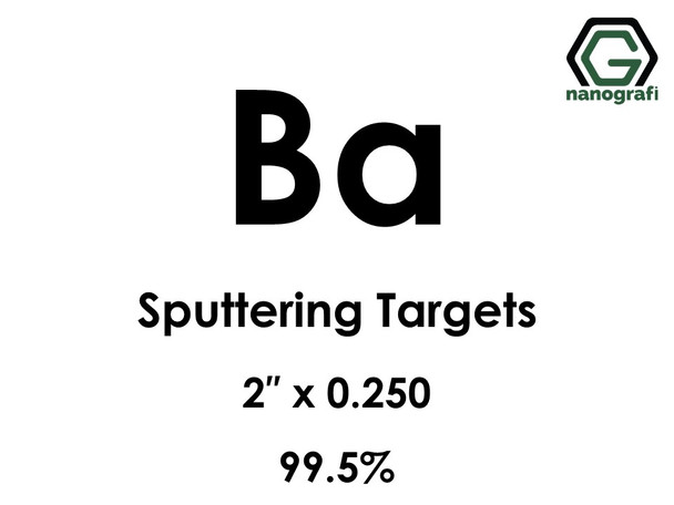 Barium (Ba) Sputtering Targets, Size:2'' ,Thickness: 0.250