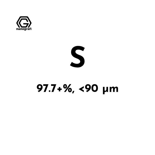 Sulphur (S) Micron Powder,  Purity: 97.7+%, Size: <90 µm NG04EO2001