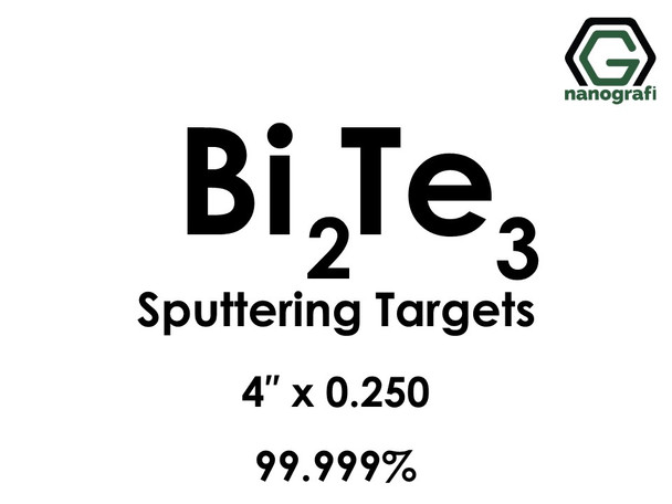 Bismuth Telluride (Bi2Te3) Sputtering Targets, Size:4'' ,Thickness:0.250'' , Purity: 99.999% 