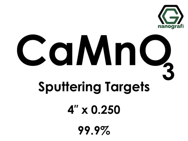 Calcium Manganate (Ca(MnO4)2) Sputtering Targets, Size:4'' ,Thickness:0.125'' , Purity: 99.9%