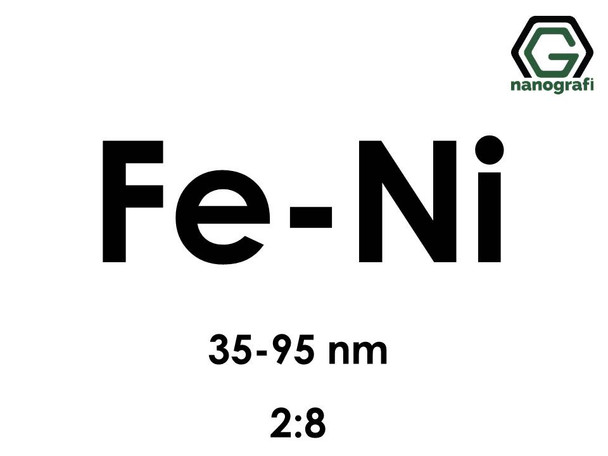 Iron Nickel (Fe-Ni) Alloy Nanopowder/Nanoparticles, Size: 35-95 nm, Fe:Ni/2:8- NG04EO2902