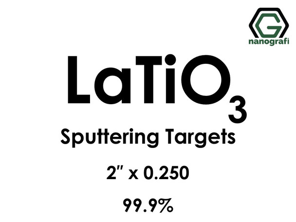 Lanthanum Titanate (LaTiO3) Sputtering Targets, Size:2'' ,Thickness:0.250'' , Purity: 99.9%