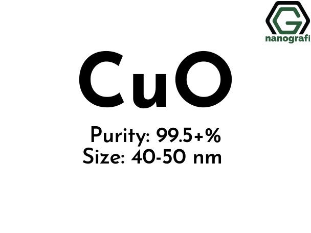 Copper Oxide (CuO) Nanopowder/Nanoparticles, Purity: 99.5+%, Size: 40-50 nm