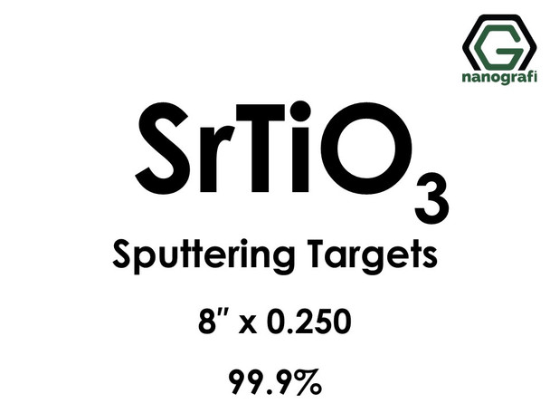 Strontium Titanate (SrTiO3) Sputtering Targets, Size:8'' ,Thickness:0.250'' , Purity: 99.9%