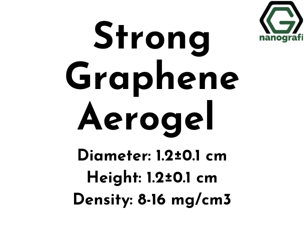 Strong Graphene Aerogel,  Diameter: 1.2±0.1 cm, Height: 1.2±0.1 cm 