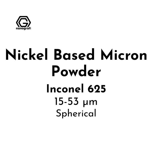 Nickel Based Alloy Micron Powder, Inconel 625, Size: 15-53 µm, Spherical (NG09PM0114)