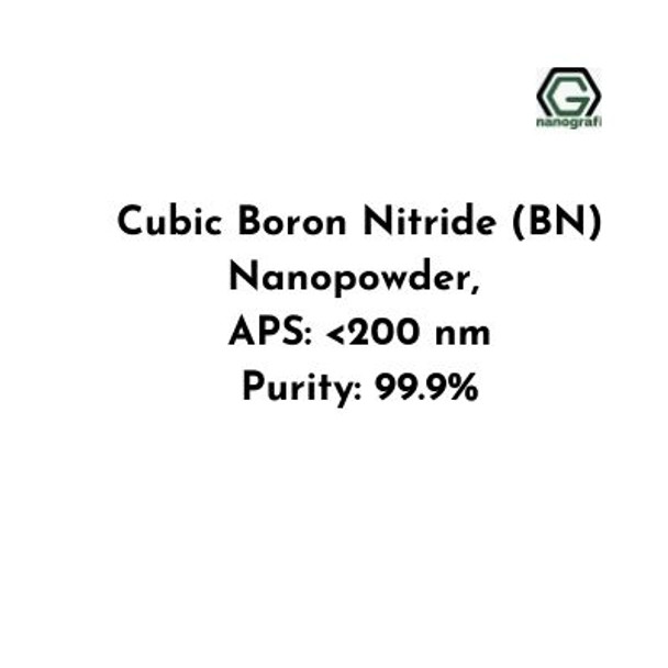 Cubic Boron Nitride (BN) Nanopowder, Size: < 200 nm, Purity: 99.9 %