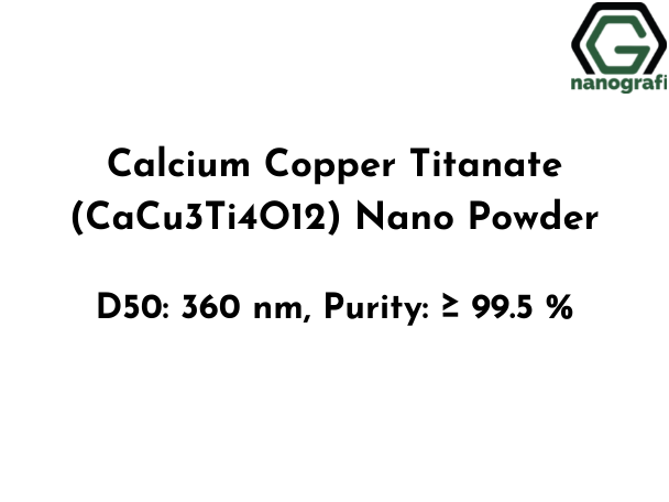 Calcium Copper Titanate (CaCu3Ti4O12) Nano Powder, D50: 360 nm, Purity: ≥ 99.5 %