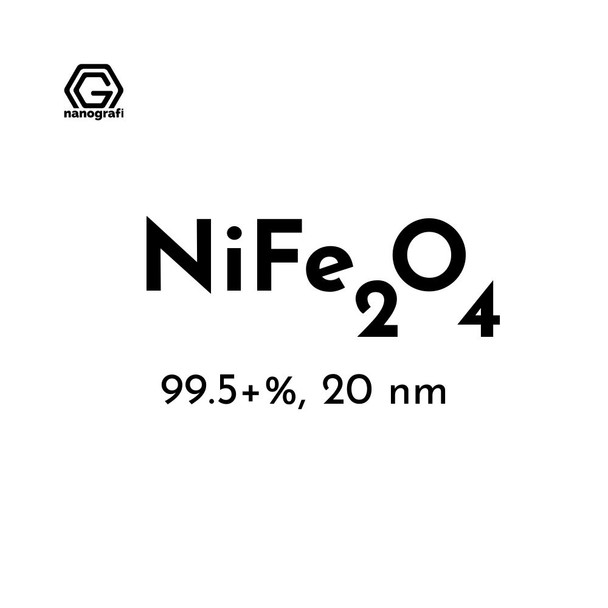 Nickel Iron Oxide (NiFe2O4) Nanopowder/Nanoparticles, Purity: 99.5+%, Size: 20 nm