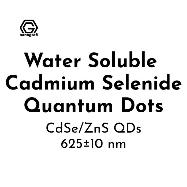 Water Soluble Cadmium Selenide Quantum Dots (CdSe/ZnS) 625 nm (NG10QD0947)