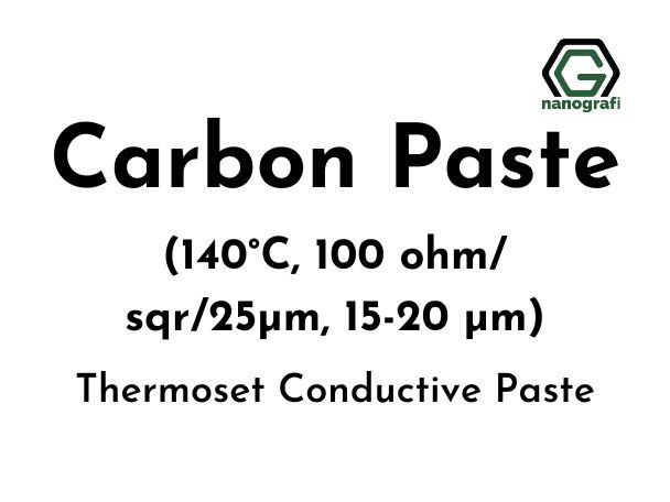 Thermoset Carbon Paste (140 ℃, 100 ohm/sqr/25µm), 15-20 µm