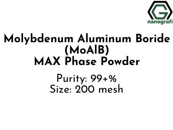 Molybdenum Aluminum Boride (MoAlB) Max Phase Powder, Purity: 99+%, Size: 200 mesh, NG10MPW1481