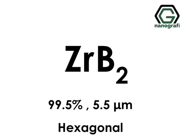Zirconium Diboride (ZrB2) Micron Powder, Purity: 99.5%, Size: 5.5 μm, Hexagonal- NG04CO2501
