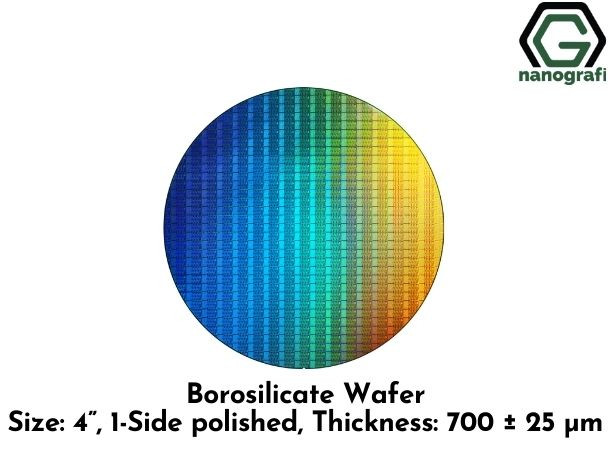 Borosilicate Wafer, Size: 4”, 1-Side polished, Thickness: 700 ± 25 μm- NG08SW0106