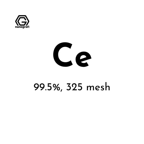 Cerium (Ce) Micron Powder, Purity: 99.5 %, Size: 325 mesh (NG07RE0401)