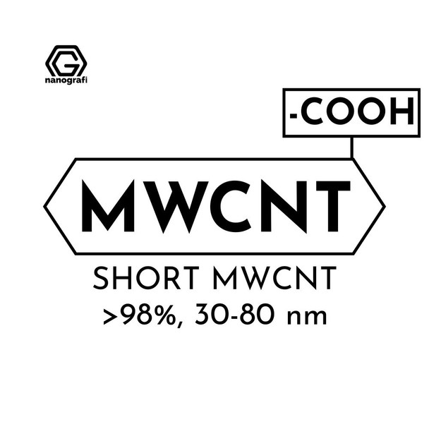 (-COOH) Functionalized Short Length Multi Walled Carbon Nanotubes, Purity: > 98%, Outside Diameter: 30-80 nm (NG01SM0118) 