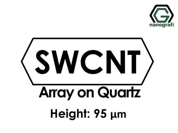 Single Walled Carbon Nanotubes Array on Quartz, Height: 95 µm- NG01SC0104