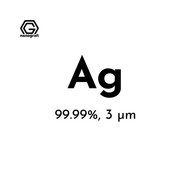 Silver (Ag) Micron Powder, Purity: 99.99 %, Size: 3 µm (NG01EM0102)