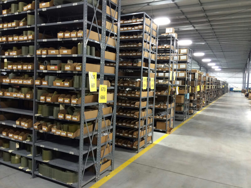 warehouse shelving