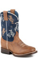 Roper Little Kid's Rough Stock Square Toe Boots 09-018-7023-8574 TA