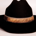 Brindle Hair On Cowboy Hat Band HB-Brindle