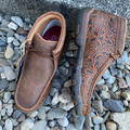 Twisted X Ladies Brown with Tooled Brown Chukka Driving Moc WDM0156