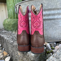 Roper Toddler Pink Square Toe Faux Leather Boot 09-017-1900-1702 PI